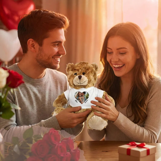 Personlig nallebjörn med foto | Alla hjärtans dag present