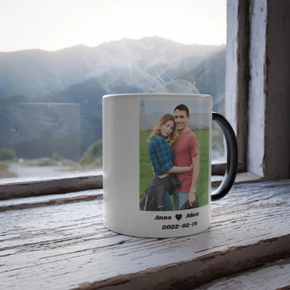 Personlig Magisk Mugg Med Foto | Alla Hjärtans Dag Present