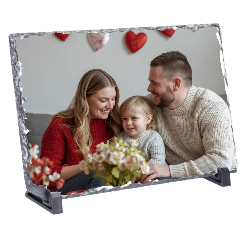 Personlig Skifferplatta Med Foto | Alla Hjärtans Dag Present