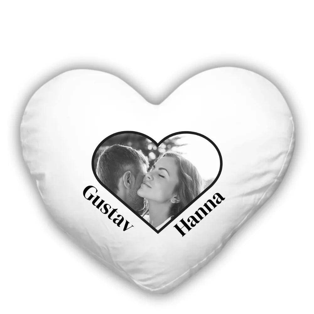 Personlig Hjärtkudde Med Foto | Kärleksgåvan Till Alla Hjärtans Dag
