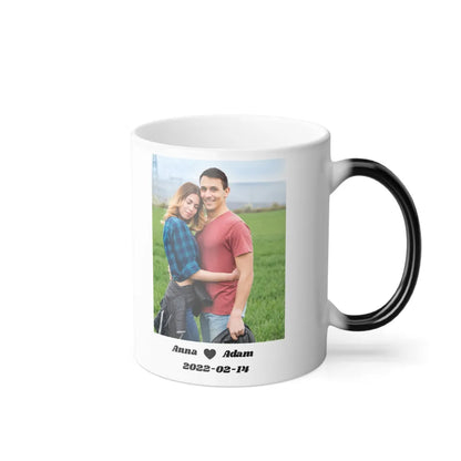 Personlig Magisk Mugg Med Foto | Alla Hjärtans Dag Present