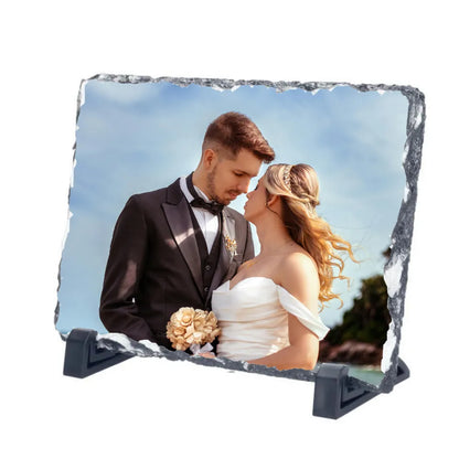 Personlig Skifferplatta Med Foto | Alla Hjärtans Dag Present