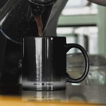 Personlig Magisk Mugg Med Foto | Alla Hjärtans Dag Present