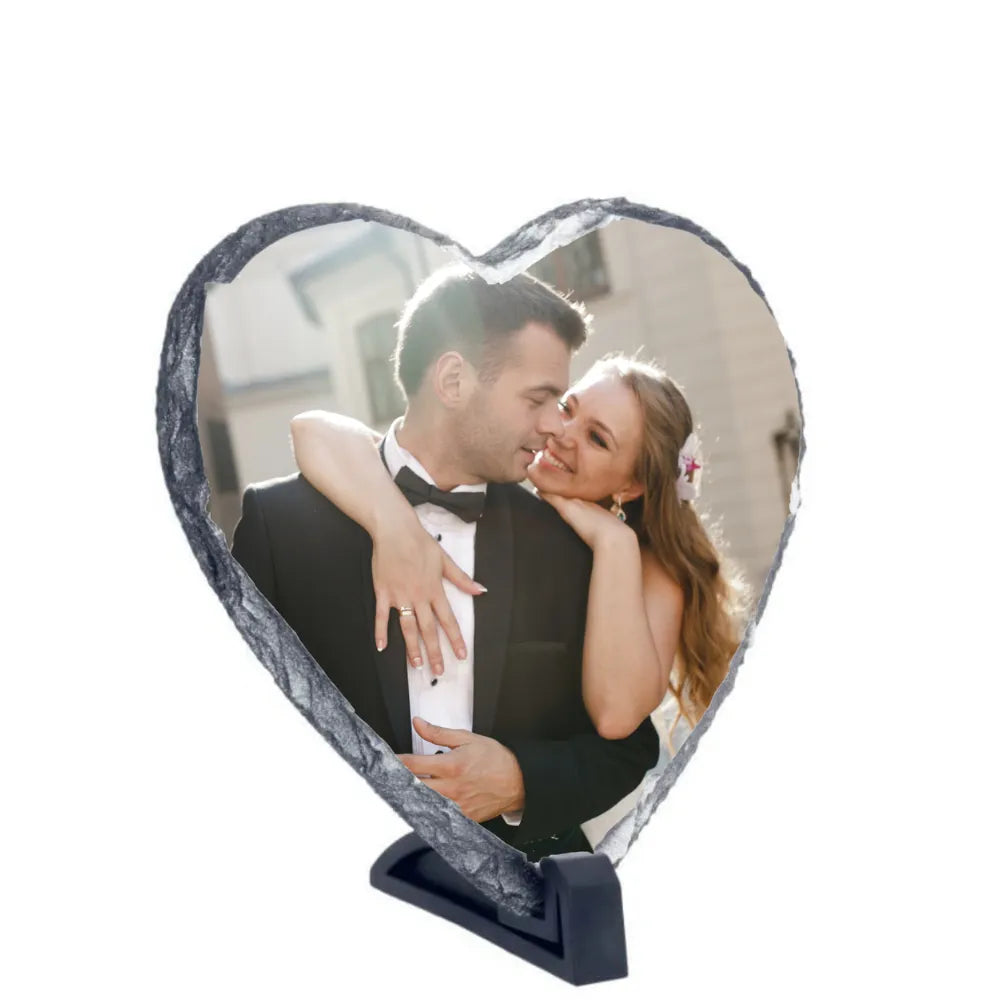 Personlig Fotosten Hjärta | Alla Hjärtans Dag Present
