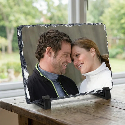 Personlig Skifferplatta Med Foto | Alla Hjärtans Dag Present